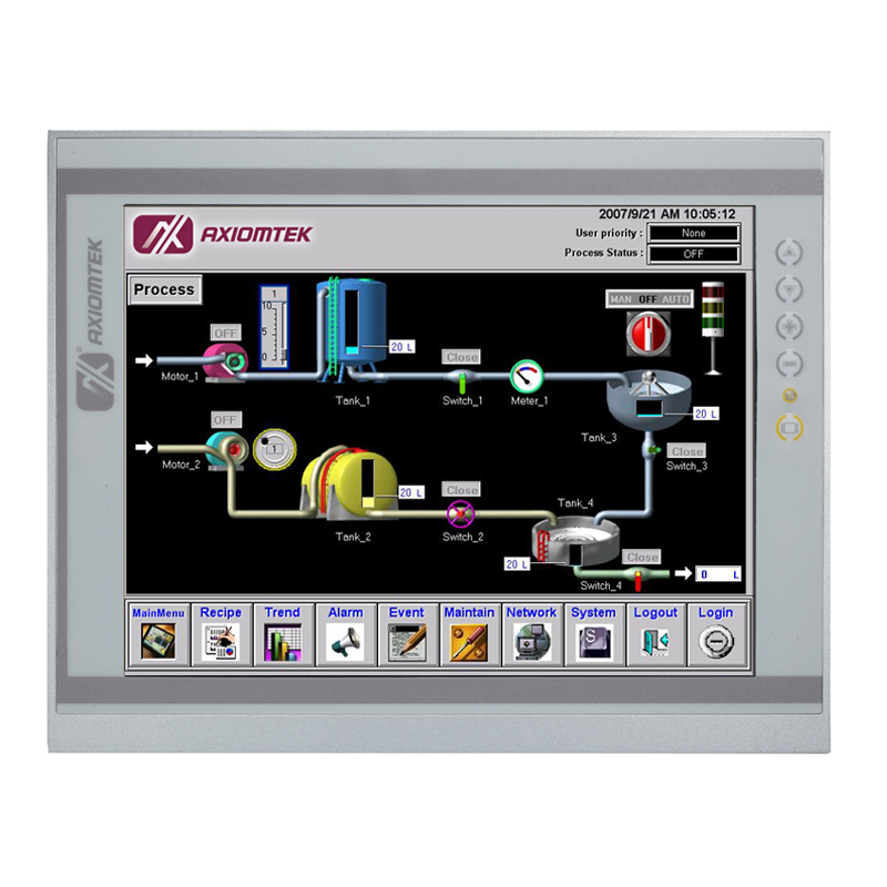 Máy tính công nghiệp màn hình cảm ứng: P1157S-871